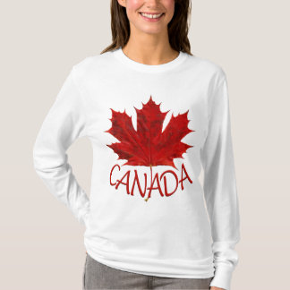 Camisetas de Guay Canadá retro recuerdo de hojas d