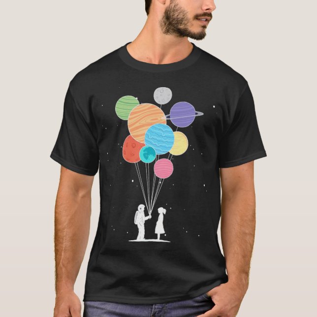 Camisetas de Guay Science Astronaut Planets T (Anverso)