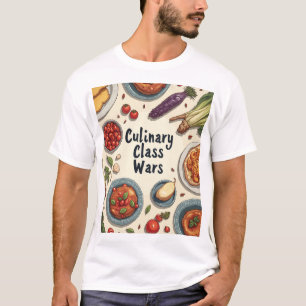 Camisetas de guerra de clases culinarias
