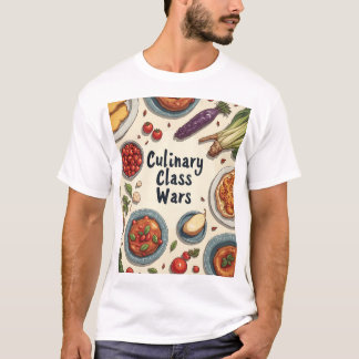 Camisetas de guerra de clases culinarias