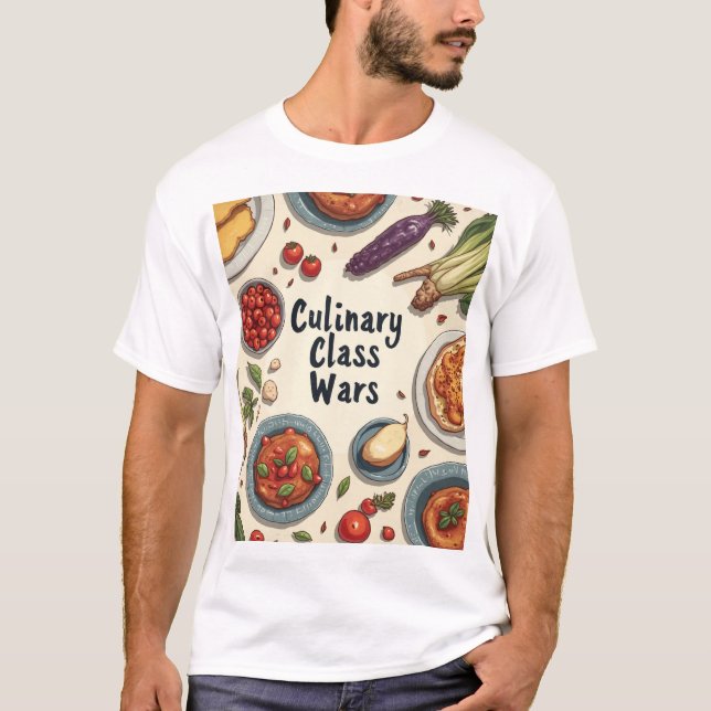 Camisetas de guerra de clases culinarias (Anverso)