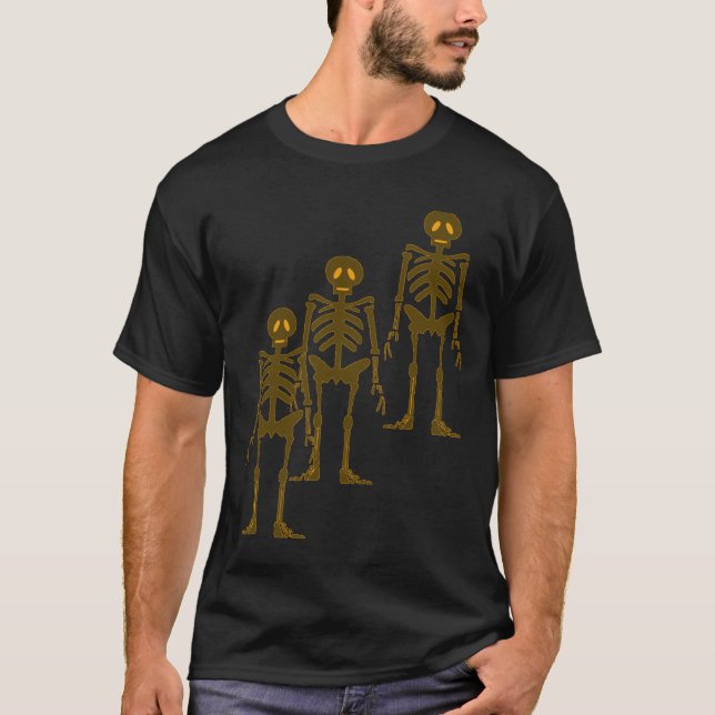Camisetas de Halloween con dibujos animados (Anverso)