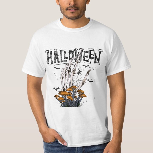 Camisetas de Halloween de estilo moderado (Anverso)