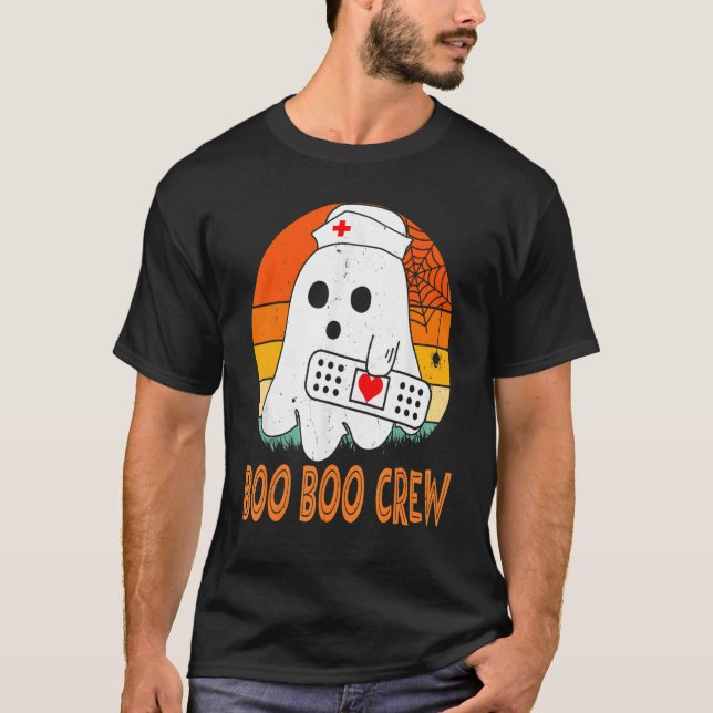 Camisetas de Halloween para enfermera de RN fantas (Anverso)