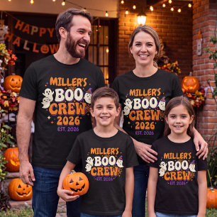 Camisetas de Halloween para Familias Bruja Tripula