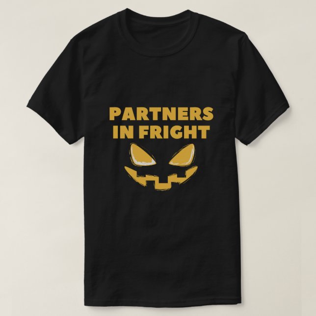 Camisetas de Halloween Partners in Fright (Diseño del anverso)