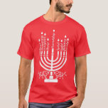 Camisetas de Hanukkah Menorah Hanukkah T-Shirt<br><div class="desc">Camisetas de Hanukkah Menorah Hanukkah T-Shirt .</div>