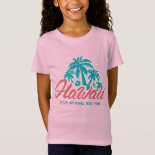 camisetas de Hawái de texto personalizado