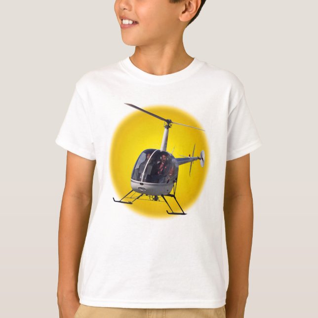 Camisetas de helicóptero de niños camisetas de Gua (Anverso)
