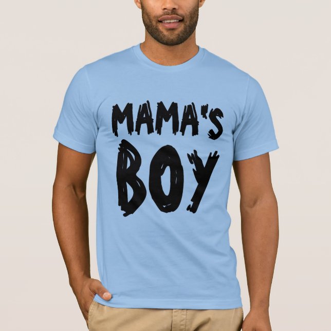 Camisetas de HIJO masculino de MAMA (Anverso)