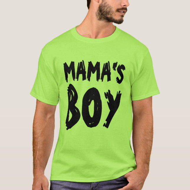 Camisetas de HIJO masculino de MAMA (Anverso)