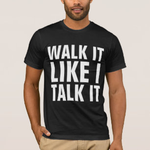 CAMISETAS DE HIP HOP "HABLA COMO YO CAMINO"