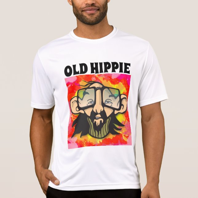 CAMISETAS DE HIPPIE DE CUMPLEAÑOS DE HOMBRES (Anverso)