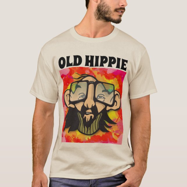 CAMISETAS DE HIPPIE HOMBRES (Anverso)
