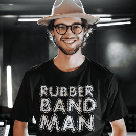 CAMISETAS DE HOMBRE DE LA BANDA DE GOMA RETRO DE L