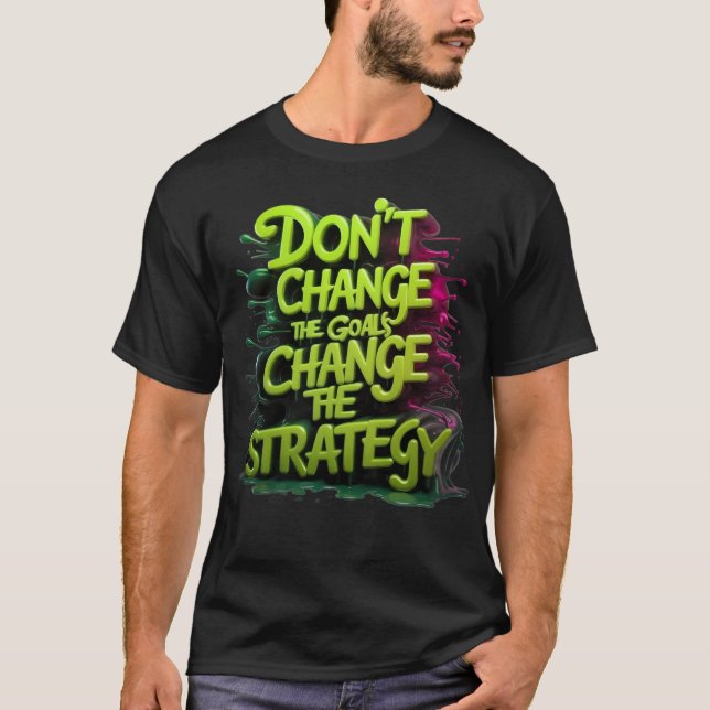 camisetas de hombres motivacionales mentalidad ins (Anverso)