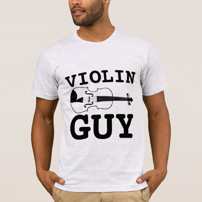 CAMISETAS DE HOMBRES VIOLÍN (Anverso)