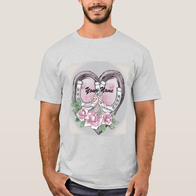 Camisetas de Horseshoe Hearts (Anverso)