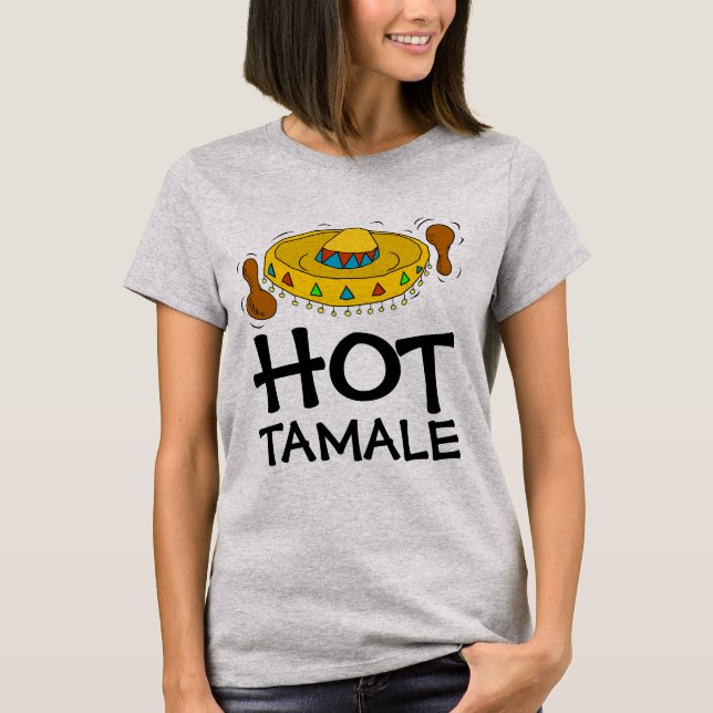 Camisetas de HOT TAMALE divertidas damas HOTTIE (Anverso)