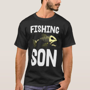 Camisetas De Hueso De Pez De Esqueleto De Hijo De