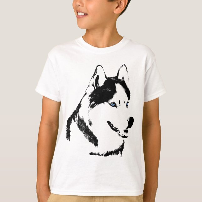 Camisetas de Husky Kid conmovieron la sudadera Hus (Anverso)
