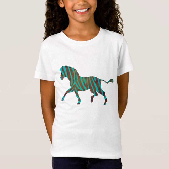 Camisetas de impresión Verde azulados y marrones d (Anverso)