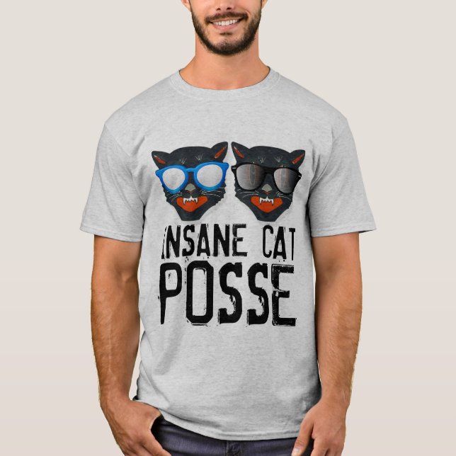CAMISETAS DE INSANE CAT POSSE (Anverso)