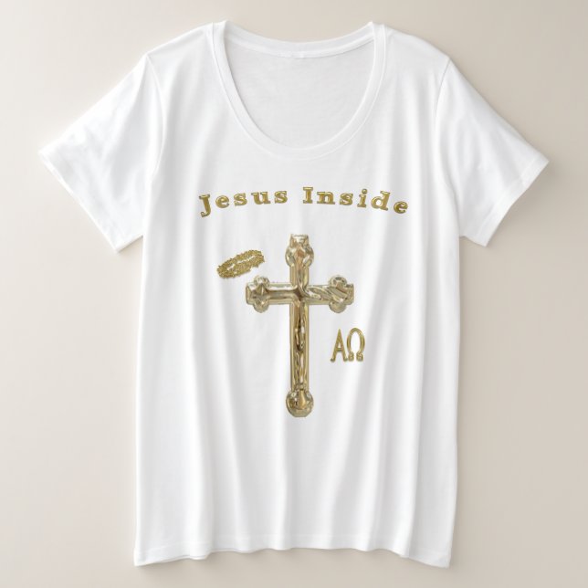 Camisetas de Jesús Mujeres (Anverso del diseño)