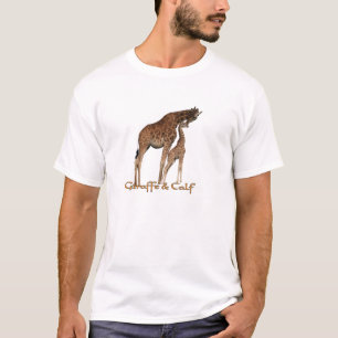 Camisetas de jirafa africana