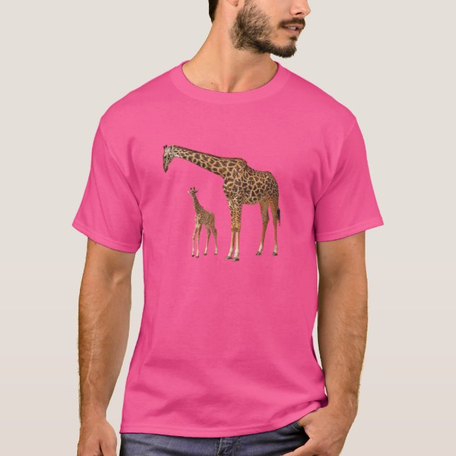 Camisetas de jirafa africana (Anverso)
