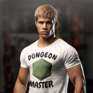 CAMISETAS DE JUEGO DE DICE DE MASTER DE DUNGEON