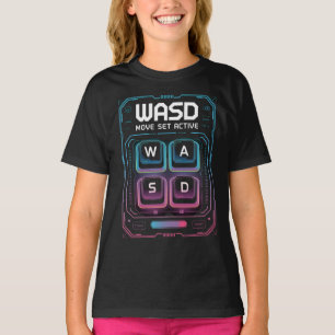 camisetas de jugador de pc wasd