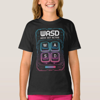 camisetas de jugador de pc wasd