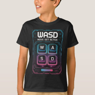 camisetas de jugador de pc wasd