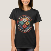 Camisetas de jugador de PC WASD Teclado de juegos 