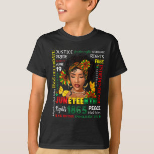 Camisetas de Juneteenth Celebrando la Libertad Neg