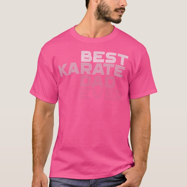 Camisetas de Karate a los mejores hombres (Anverso)