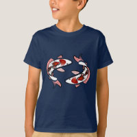 Camisetas de Kohaku Koi de las carpas