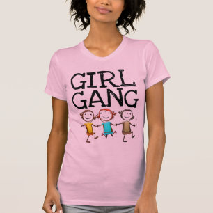 CAMISETAS DE LA BANDA DEL chica