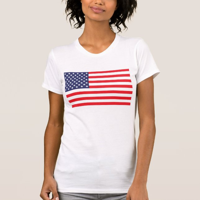 Camisetas de la bandera de los E.E.U.U. (Anverso)