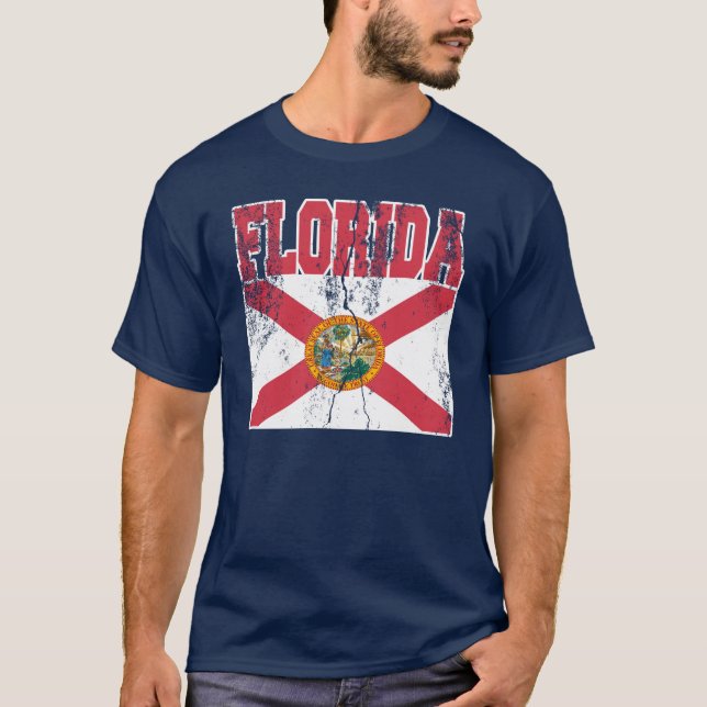 Camisetas de la bandera del estado de la Florida (Anverso)