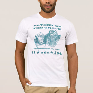 Camisetas de la boda del padre del novio al estilo