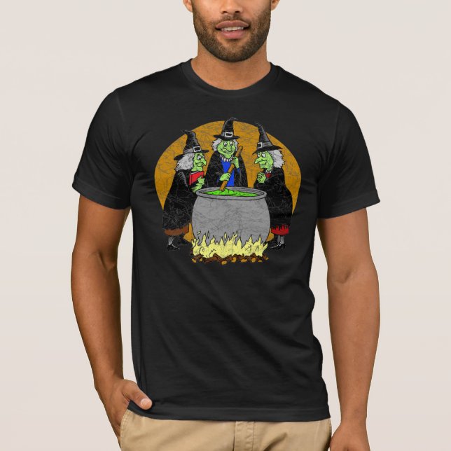 Camisetas de la bruja de Halloween (Anverso)