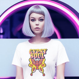 CAMISETAS DE LA CAMISETA DE LA MARIPOSA DE ALMA GY