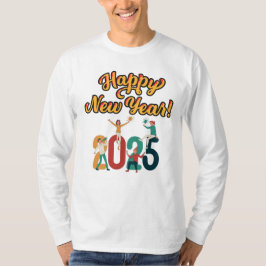 Camisetas de la celebración del Año Nuevo 2025 -