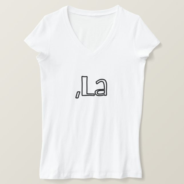 Camisetas de la Comma La Women's V-Neck, Kamala Ha (Anverso del diseño)