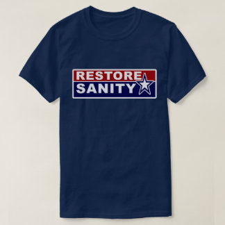 Camisetas de la cordura del restablecimiento