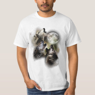 Camisetas de la cuadrilla del lobo