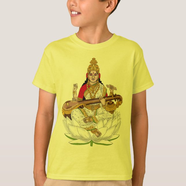 Camisetas de la Diosa Saraswati (Anverso)