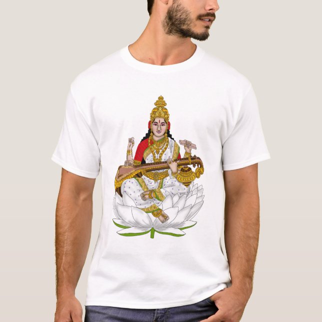 Camisetas de la Diosa Saraswati (Anverso)